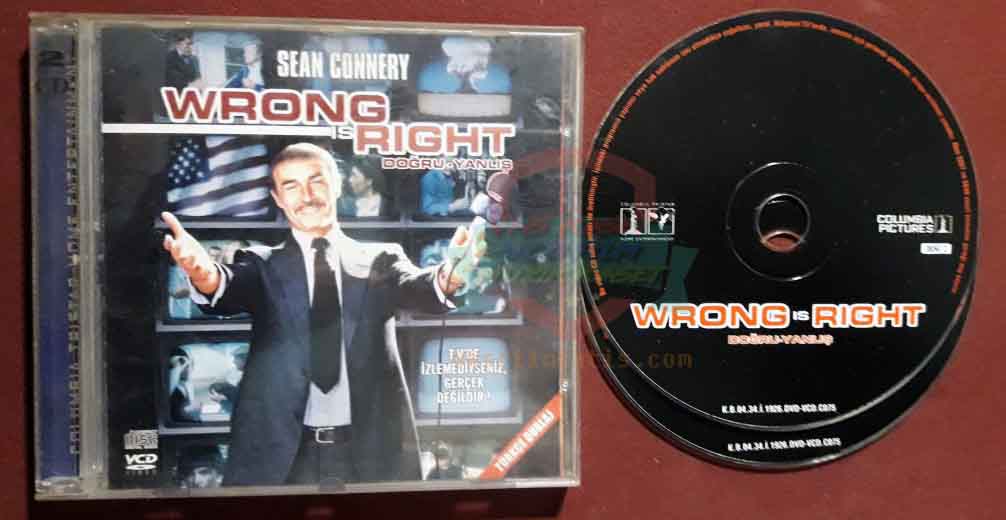 Doğru Yanlış - Wrong Is Right (1982) Orijinal VCD Film Satış